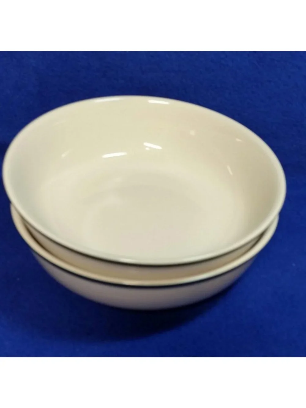 Casuals Apple Soup Bowls China Pearl Apples and Pink Blossoms Set of 2 / Country